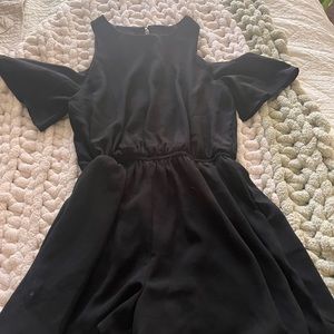 One clothing Off the shoulder black dress